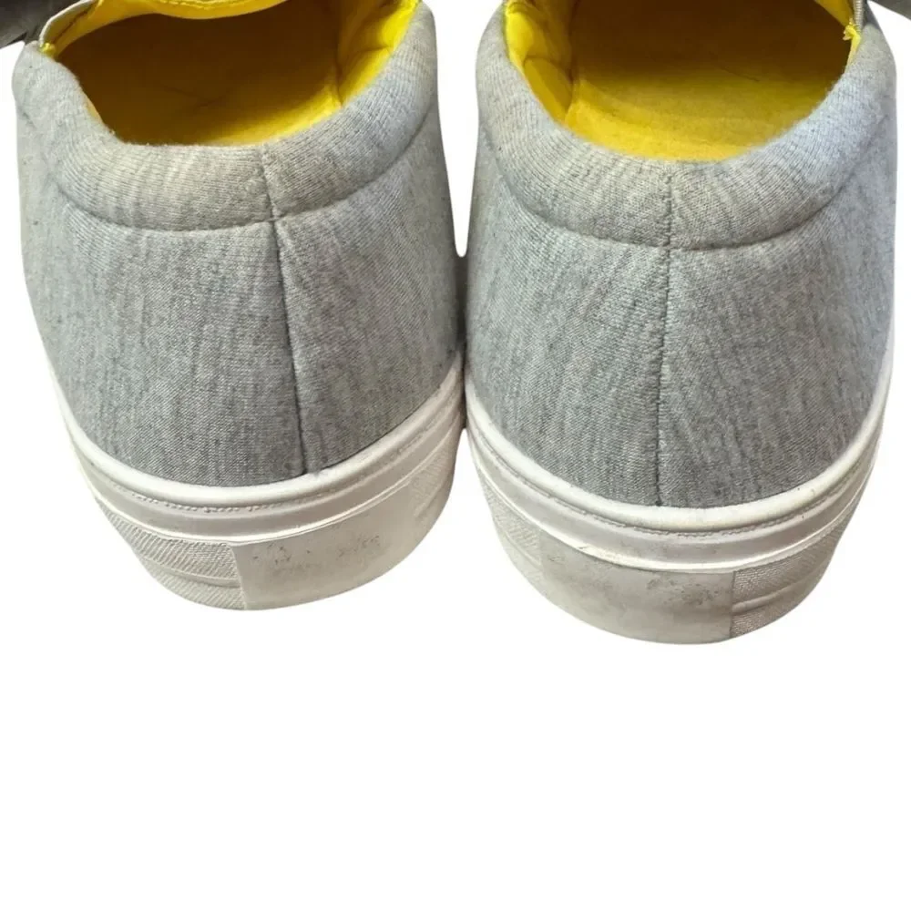 Nine West's Onosha Women's Gray Knit Bow Sliip-on Platform Sneakers 7
